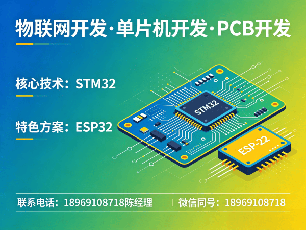 烟台物联网开发解决方案：硬件调试+STM32/ESP32开发，助力企业数字化转型
